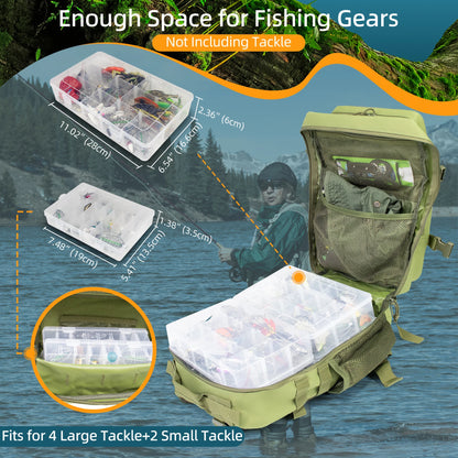 Fishing Hunting Bag Tactical Backpack,  Durable Waterproof