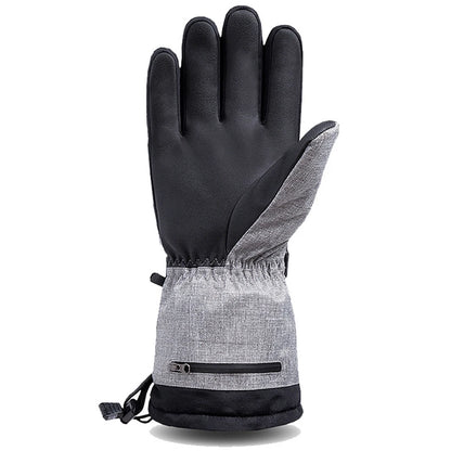 1Pair Winter Heating Gloves 5000mAh Battery Electric Hand Warmer Anti-Slip Waterproof for Outdoor Climbing Hiking Skiing Cycling