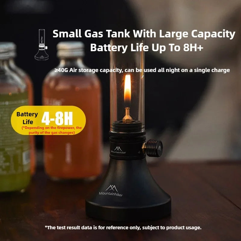 Gas Lamp Lantern Retro Glass Gas Atmosphere Light Outdoor