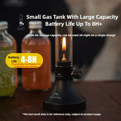 Gas Lamp Lantern Retro Glass Gas Atmosphere Light Outdoor