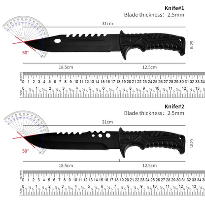 Ultra-Durable Stainless Steel Outdoor Knife - Perfect for Climbing, Swamp Crossing & Emergency Field Use |   Lightweight & Sharp