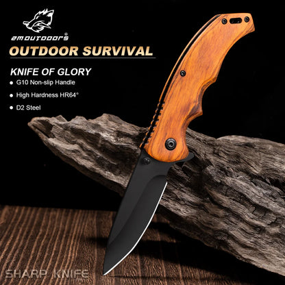 Outdoor survival equipment, collectors of knife fans, fishing, hiking, field survival, gifts for men and women.