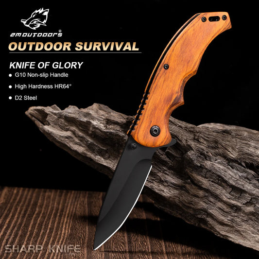 Outdoor survival equipment, collectors of knife fans, fishing, hiking, field survival, gifts for men and women.