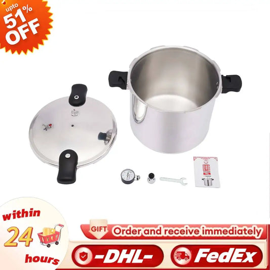 Pressure Cooker 23 Quart Kitchen Pressure Canner Cookware 90kpa HOT