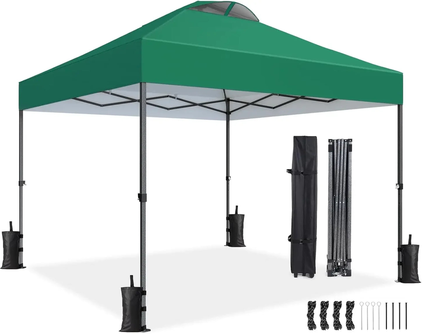 10x10ft 1-Person Setup Pop Up Canopy Tent