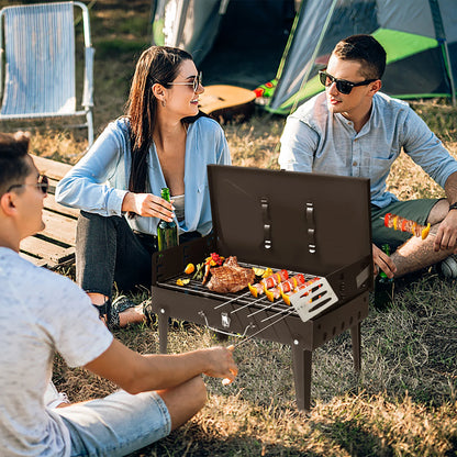 Portable Square Charcoal Grill