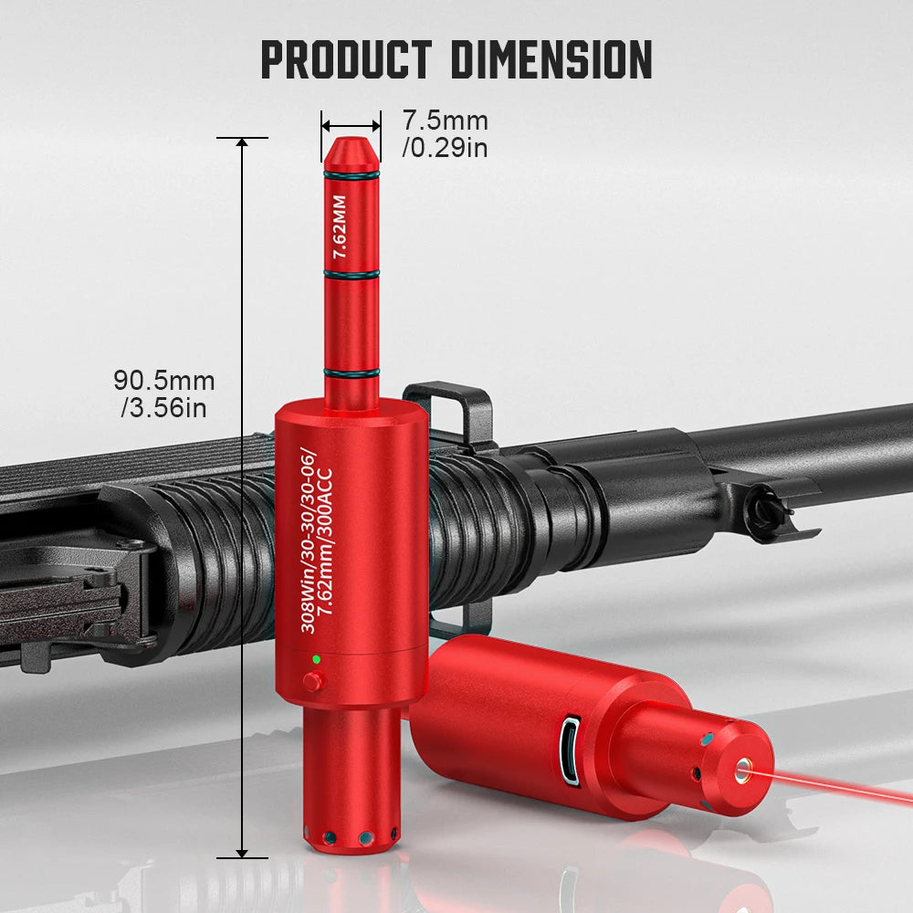 300ACC dual-purpose magnetic suction laser training bullet