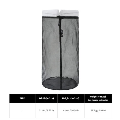 Drawstring Storage Bags Compression Pouches for Camping, Hiking, Laundry & Grocery
