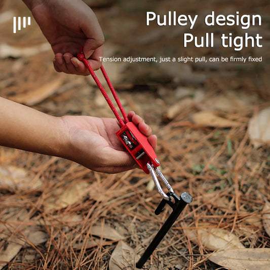 Tent Rope Multifunction Parachute Cord Adjust Buckle  Outdoor Camping Hiking Durable Tent Accessories
