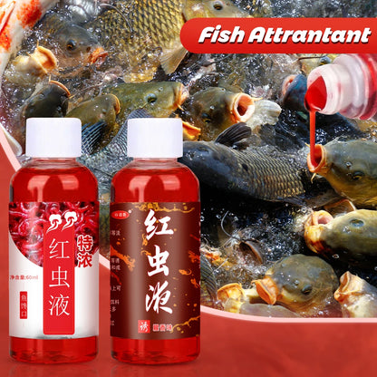 Liquid Blood Worm Scent Fish Attractant Concentrated Red Worm Liquid Fish Bait Additive