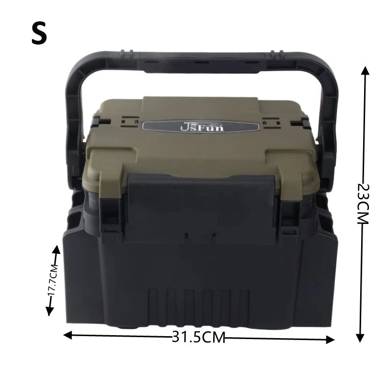 Large Fishing Box Organizer Multi-function Lure Thickening Storage Box Fishing Accessories Tackle Box