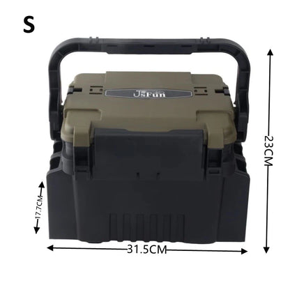 Large Fishing Box Organizer Multi-function Lure Thickening Storage Box Fishing Accessories Tackle Box