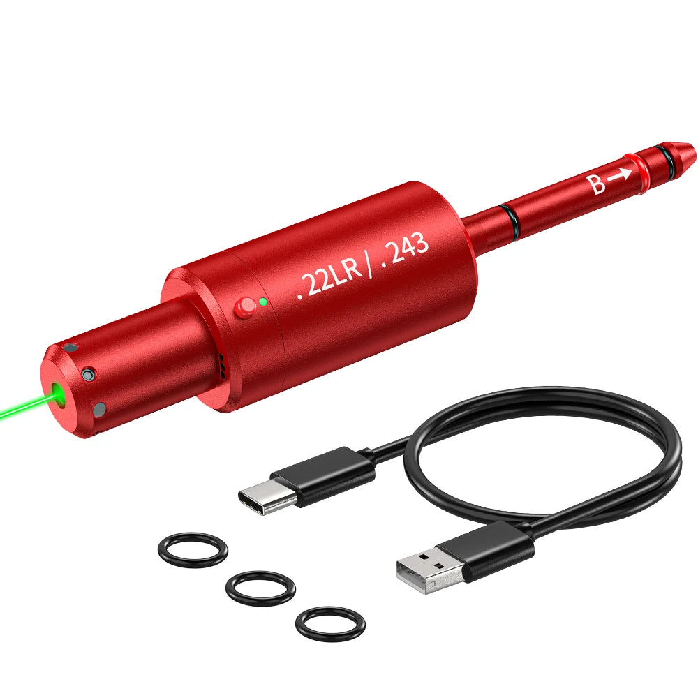 22LR dual-purpose magnetic suction laser training bullet, red dot laser training bullet,