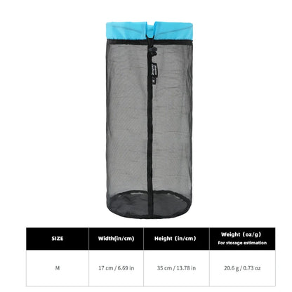 Drawstring Storage Bags Compression Pouches for Camping, Hiking, Laundry & Grocery