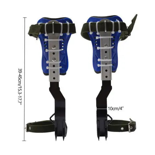 Tree Climbing Spike Set Adjustable Pole Climbing Gear Kit w/Safety Belt Portable