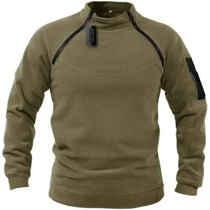 Outdoor Polar Fleece Jacket Hunting Clothes Warm Zipper Pullover Man Windproof Coat