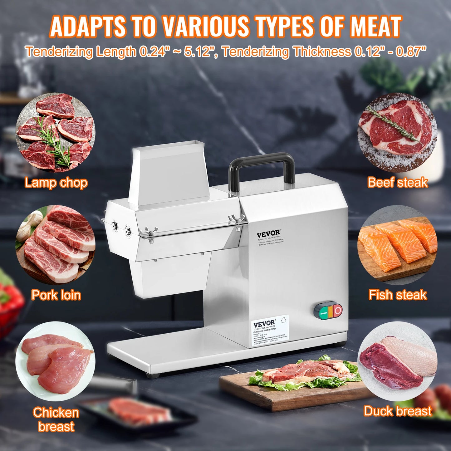 17inch 54 Blades Commercial Meat Tenderizer