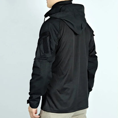 Shirts Men Long Sleeve Breathable T-shirt Camo Hooded Quick-dry