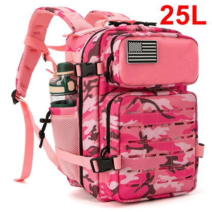 Tactical Backpacks for Men Survival Laser Cut    Hunting  with Dual Cup Holders