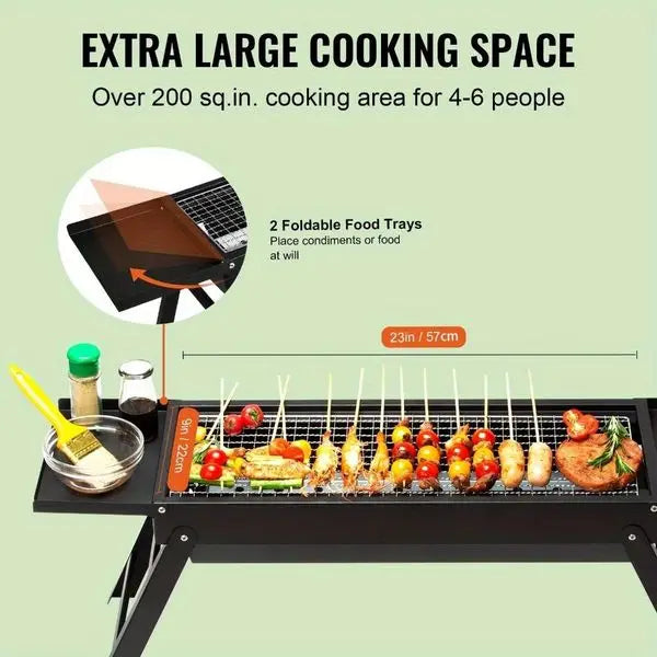 1PC, portable barbecue grill,