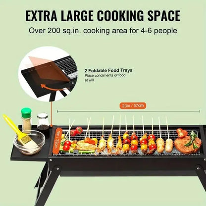 1PC, portable barbecue grill,