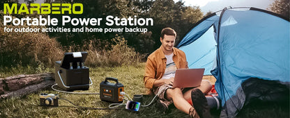 Camping Battery Power Supply with 110V AC Outlet 2 DC Ports