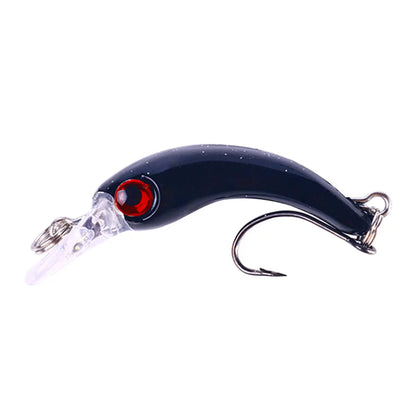 1pcs Floating Minnow Fishing Lure 4cm 1.5g Mini Artificial Hard Bait Sharp Hook Crankbait Wobbler Trout Pike Bass Fishing