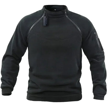Outdoor Polar Fleece Jacket Hunting Clothes Warm Zipper Pullover Man Windproof Coat