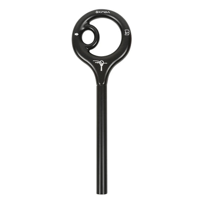 9-Shape Rigging Descender Aluminum Alloy Figure Belay Device Rock Climbing Cable Descent Device Downhill Rappelling Equipment