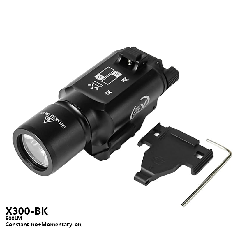 Flashlight Rifle Hunting Weapon Scout Light   Indicator Fit 20mm Rail