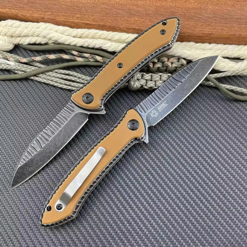 Outdoor Pocket Folding Knife Durable Portable Survival