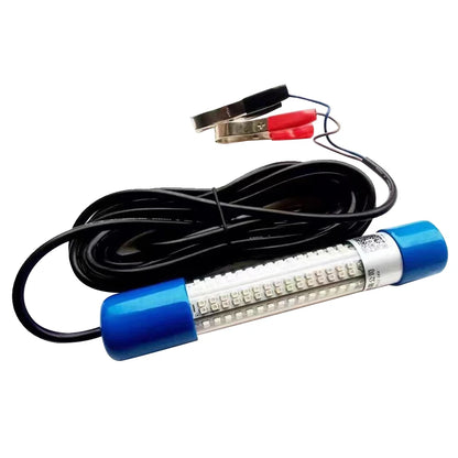 Underwater Fishing Light 50W Fish Lure Bait Finder Lamp 12-24V Submersible Boat Lamp Waterproof