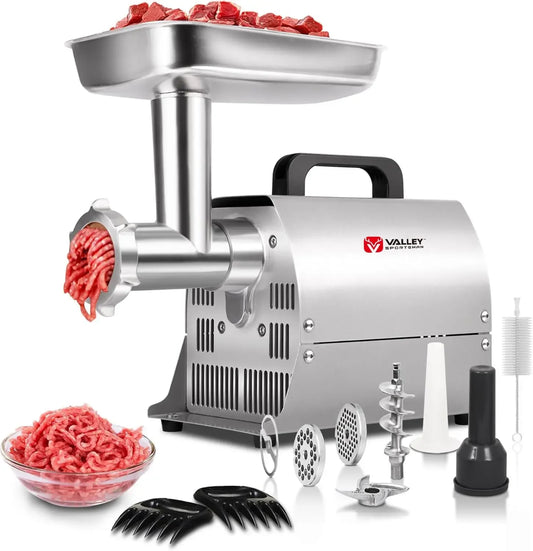 Meat Grinder, Sausage Stuffer, Stainless Steel Electric Meat grinder