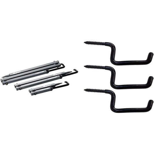 Multi-Purpose EZ Hanger Combo 3-Pack Screw-in Accessory Hooks
