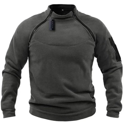Outdoor Polar Fleece Jacket Hunting Clothes Warm Zipper Pullover Man Windproof Coat