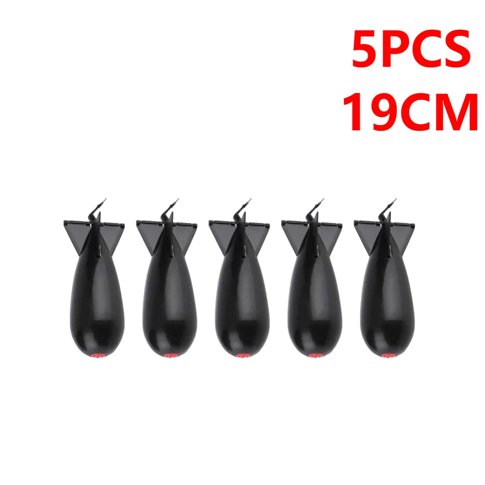 Carp Fishing Rocket Feeder Bomb Float Lure Bait Holder Container Pellet Feeders Position Fishing Accessories