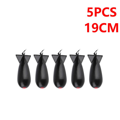 Carp Fishing Rocket Feeder Bomb Float Lure Bait Holder Container Pellet Feeders Position Fishing Accessories