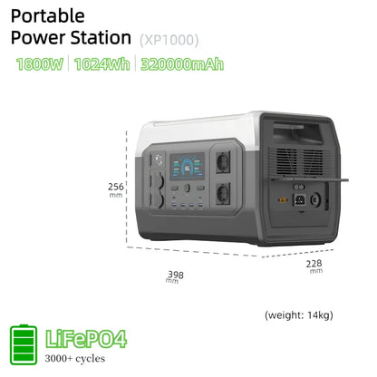 110V 1600W 220V 1800W portable power station  battery cells for outdoor camping