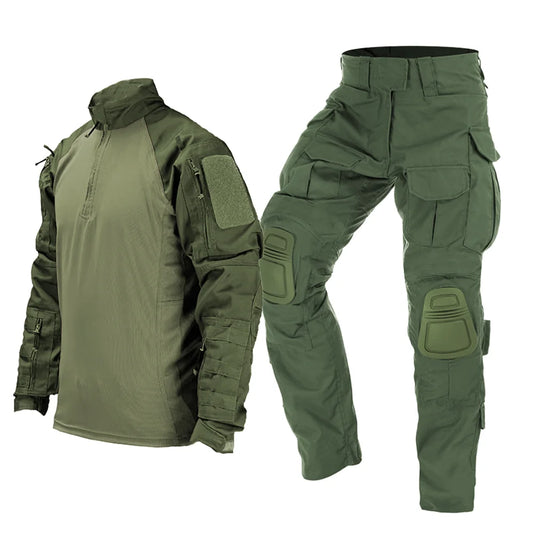 Camouflage Military Tactical Work Hunting Shirts Pants Clothing