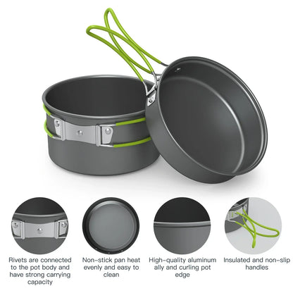 Camping   Portable Cooking Set for Outdoor Stove
