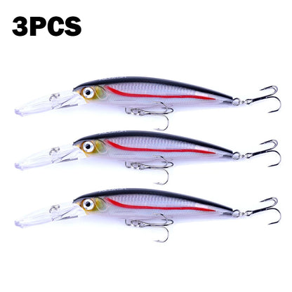 HENGJIA 1pcs Fishing Lures 170mm 30g Plastic Hard Bait Minnow Wobblers For Trolling Lure Bass Crank Bait isca fishing tackles