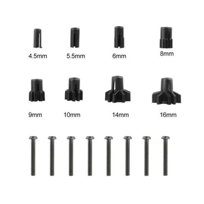Red Laser Bore Sight Kit   Caliber Rifles & Pistols -With Big Button Switch, 16 Adapters