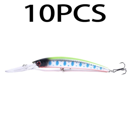 HENGJIA 1pcs 15cm 15g  Deep Diving Jerkbait Artificial Hard Bait Fishing Wobblers Minnow Lure for Bass Pike Carp Fishing  Tackle