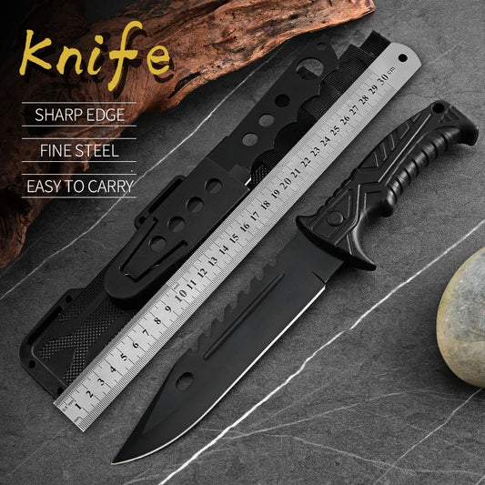 Ultra-Durable Stainless Steel Outdoor Knife - Perfect for Climbing, Swamp Crossing & Emergency Field Use |   Lightweight & Sharp