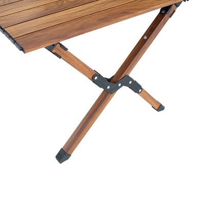 Folding Outdoor Table,Lightweight Aluminum Roll-up Table for Indoor, Outdoor Camping, Picnics,Beach,Backyard, BBQ, Party, Patio