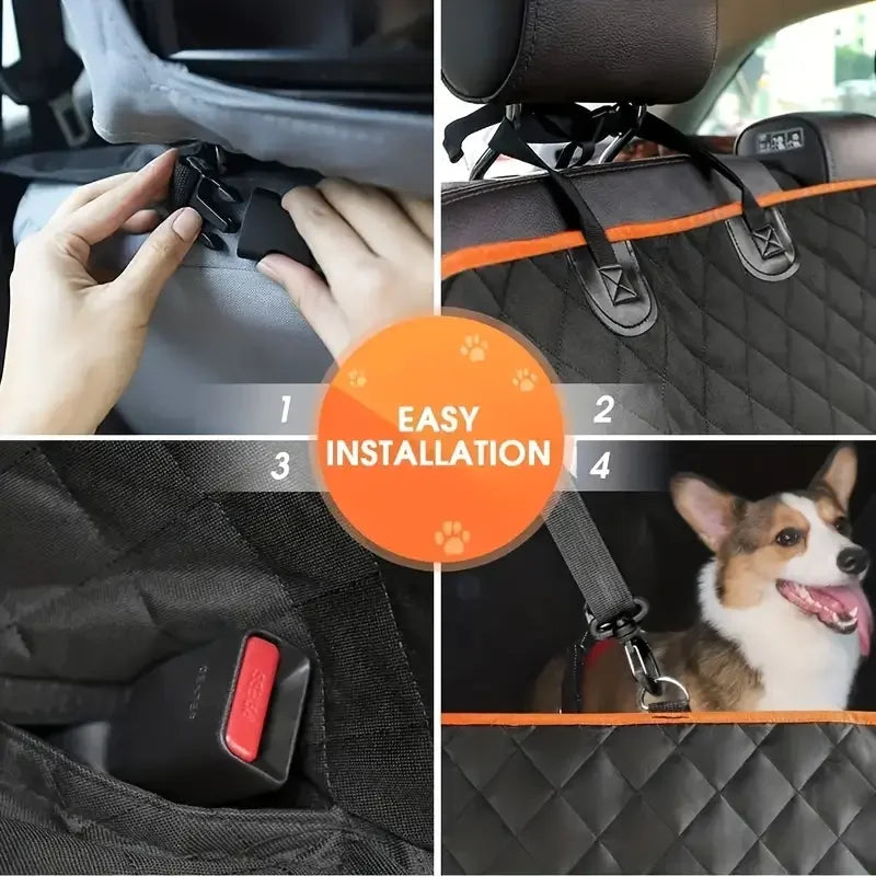 Dog Car Seat Cover for Pets 100% Waterproof Seat
