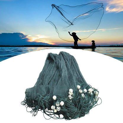 Cast Net Weighted Net  Mesh Thickened Net Line Fishing