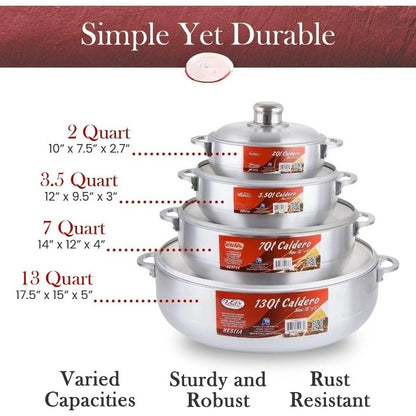 Cooking Dutch Oven, Serve Large & Small Group