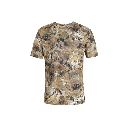 Men's quick-drying printed camo hunting short sleeve