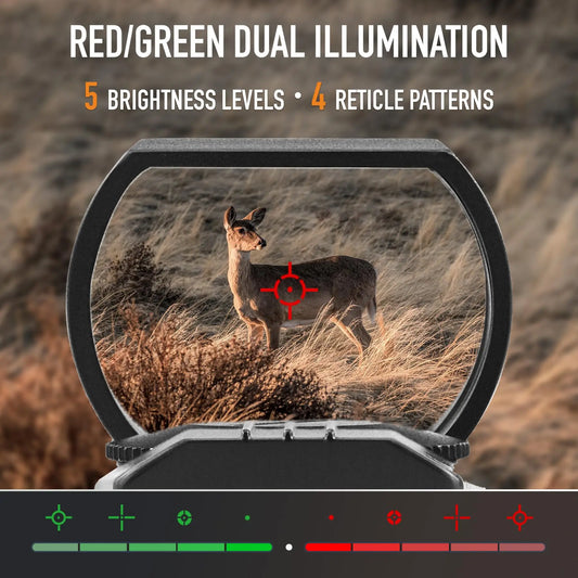 Red Dot Sight with Laser Pointer 4 Reticle